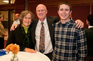 photo of the Deshons at Mark’s retirement reception