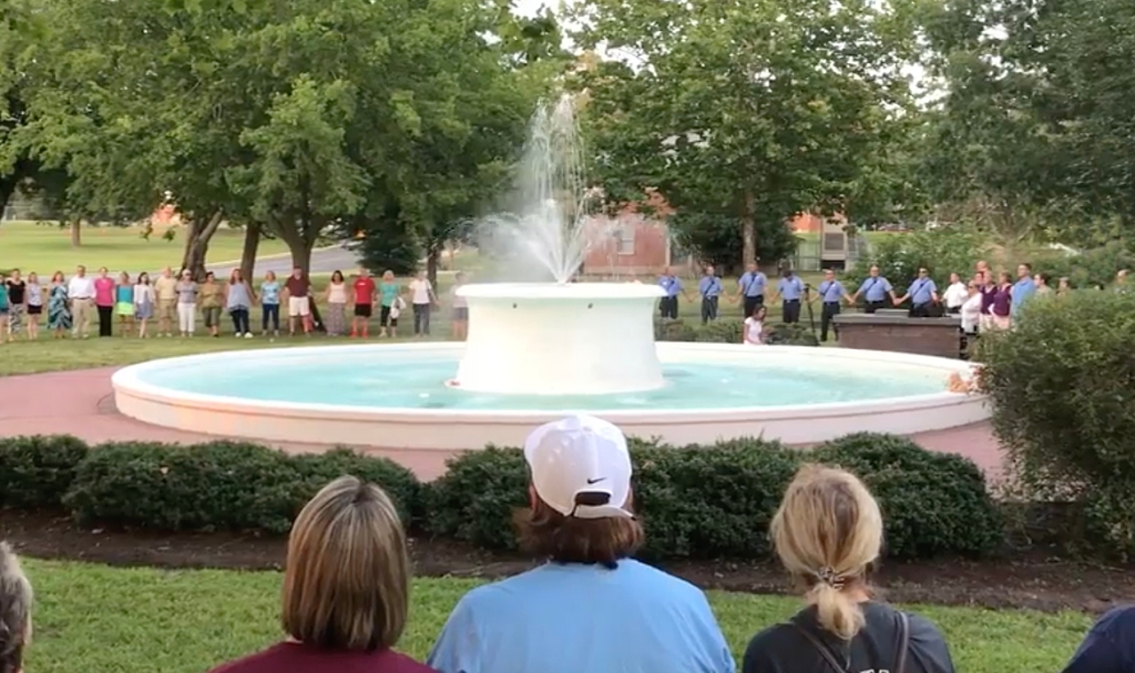 photo of City Park fountain in Salisbury, Md.